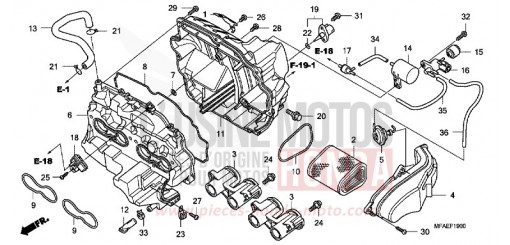 FILTRE A AIR CBF1000AA de 2010